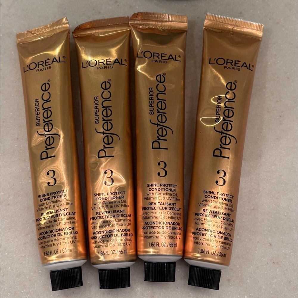L'Oreal Superior Preference Shine Protect Conditioner in Gold